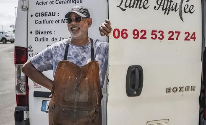 Affûtage de couteaux , L'Étang-Salé, La Lame Affûtée