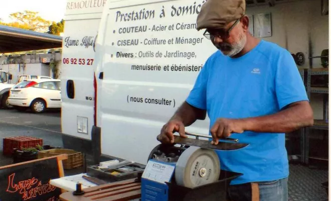 Affûtage de couteaux , L'Étang-Salé, La Lame Affûtée